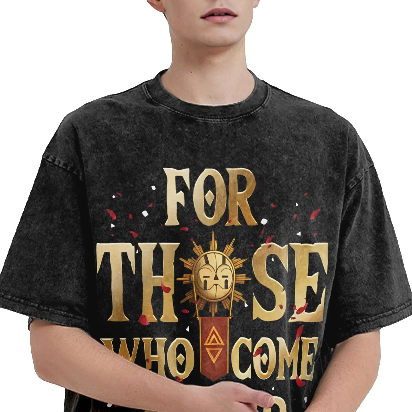 Washed T Shirts Game Fantasy Clair Obscur Expedition 33 Hip Hop Vintage T-Shirts Harajuku Short Sleeve Printed Tops Tees for Men