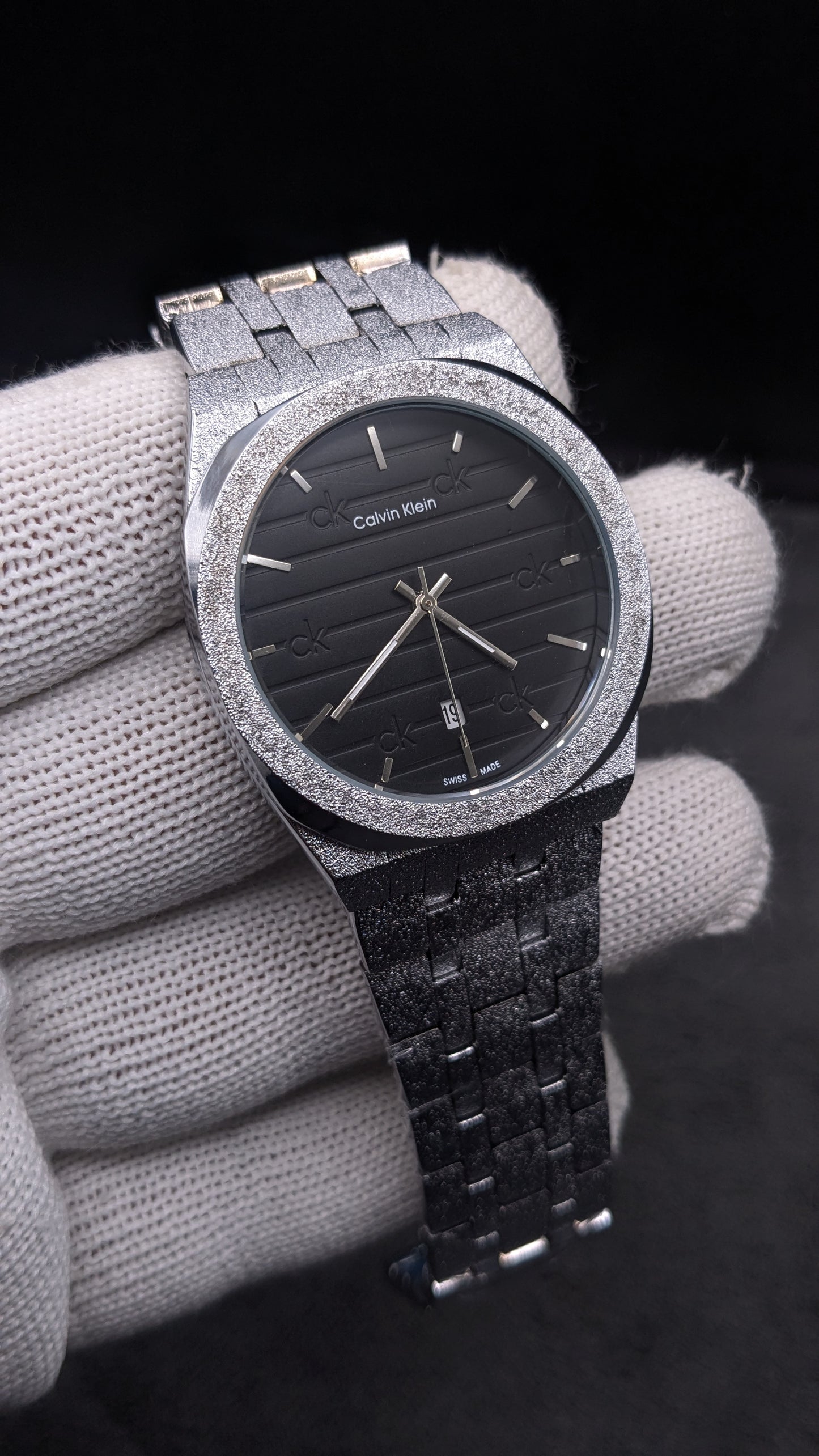 Classic Men's Watch Ice Blue Dial Business TLXT Ultra-thin Simple High-quality Stainless Steel Men's Wristwatch