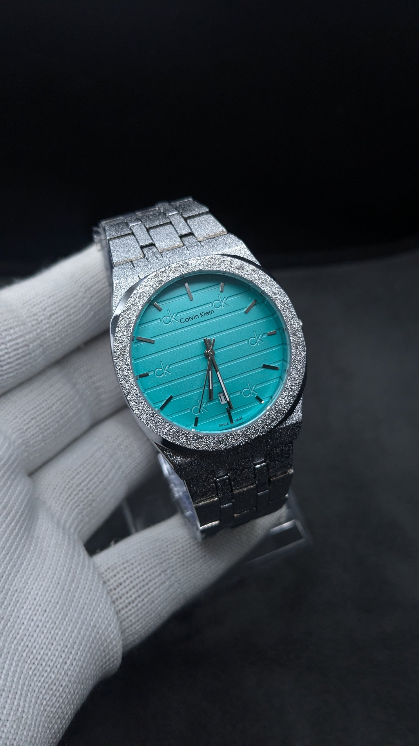 Classic Men's Watch Ice Blue Dial Business TLXT Ultra-thin Simple High-quality Stainless Steel Men's Wristwatch